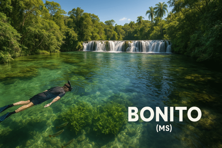 Acabei de chegar em Bonito, um dos lugares mais lindos do planeta Terra, no coração do Mato Grosso do Sul.