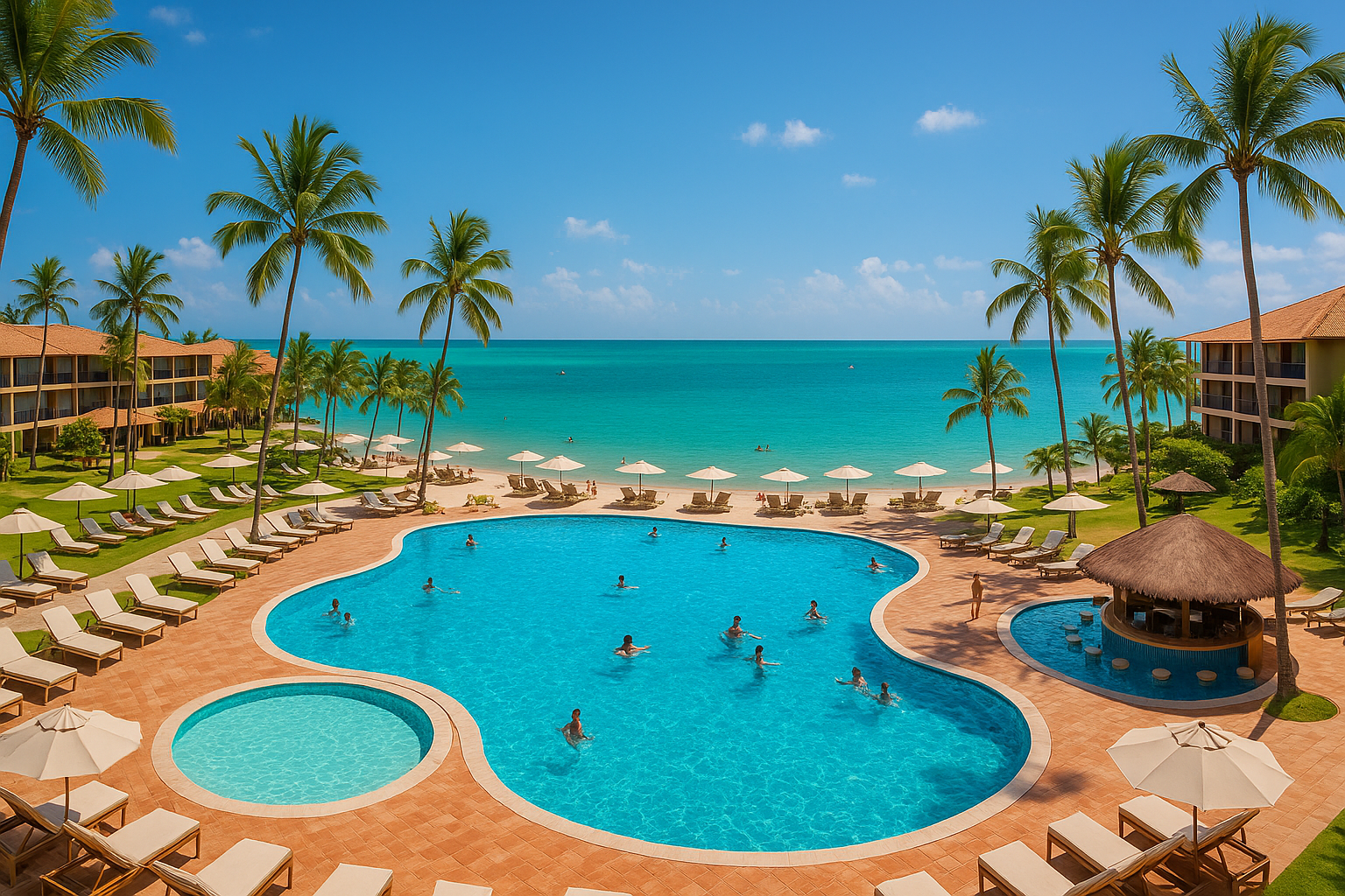 Se você já sonhou em passar férias no Caribe sem sair do Brasil, precisa conhecer o Salinas Maragogi.