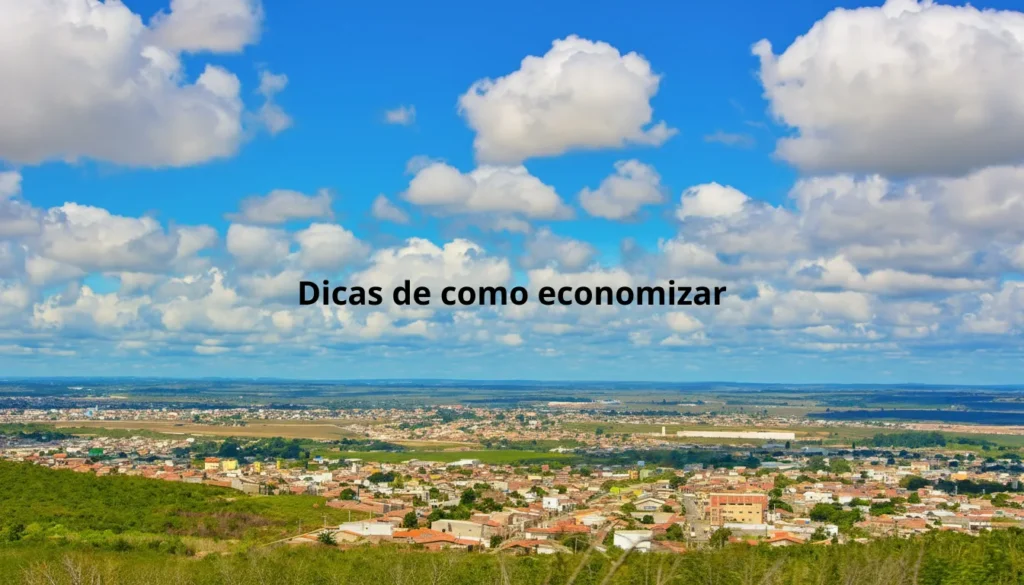 Vista aérea de vitória da Conquista-BA